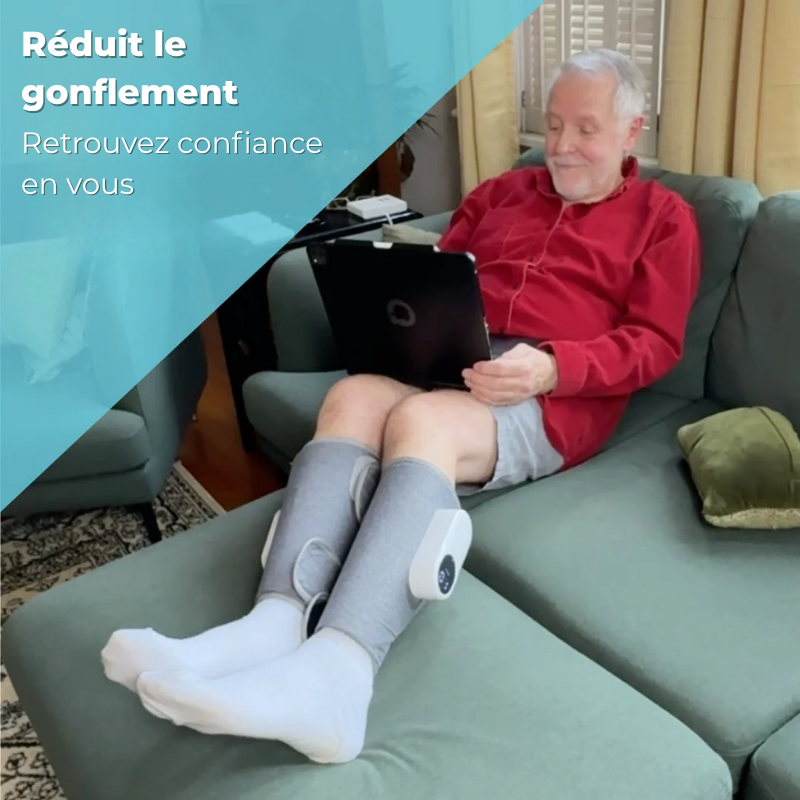 Appareil de Massage Jambes – Drainage Lymphatique et Soulagement des Jambes Lourdes